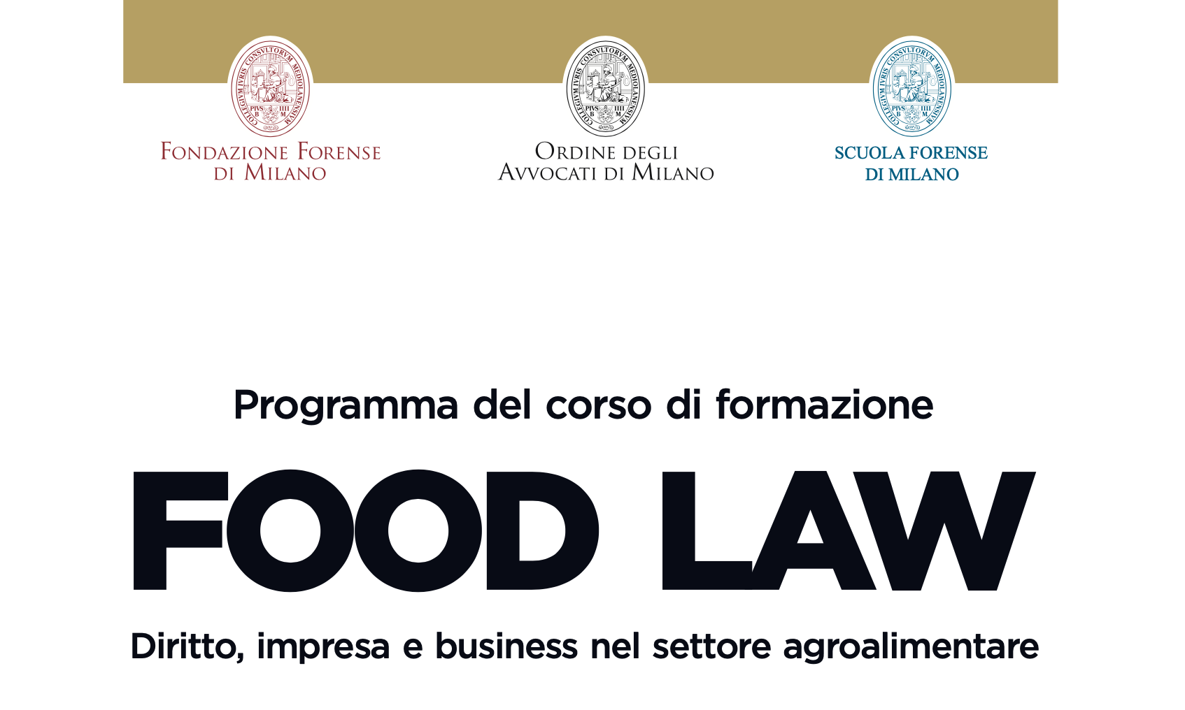 Giovanni Geremia ha partecipato, quale relatore, al Corso di Alta Formazione sul Food Law